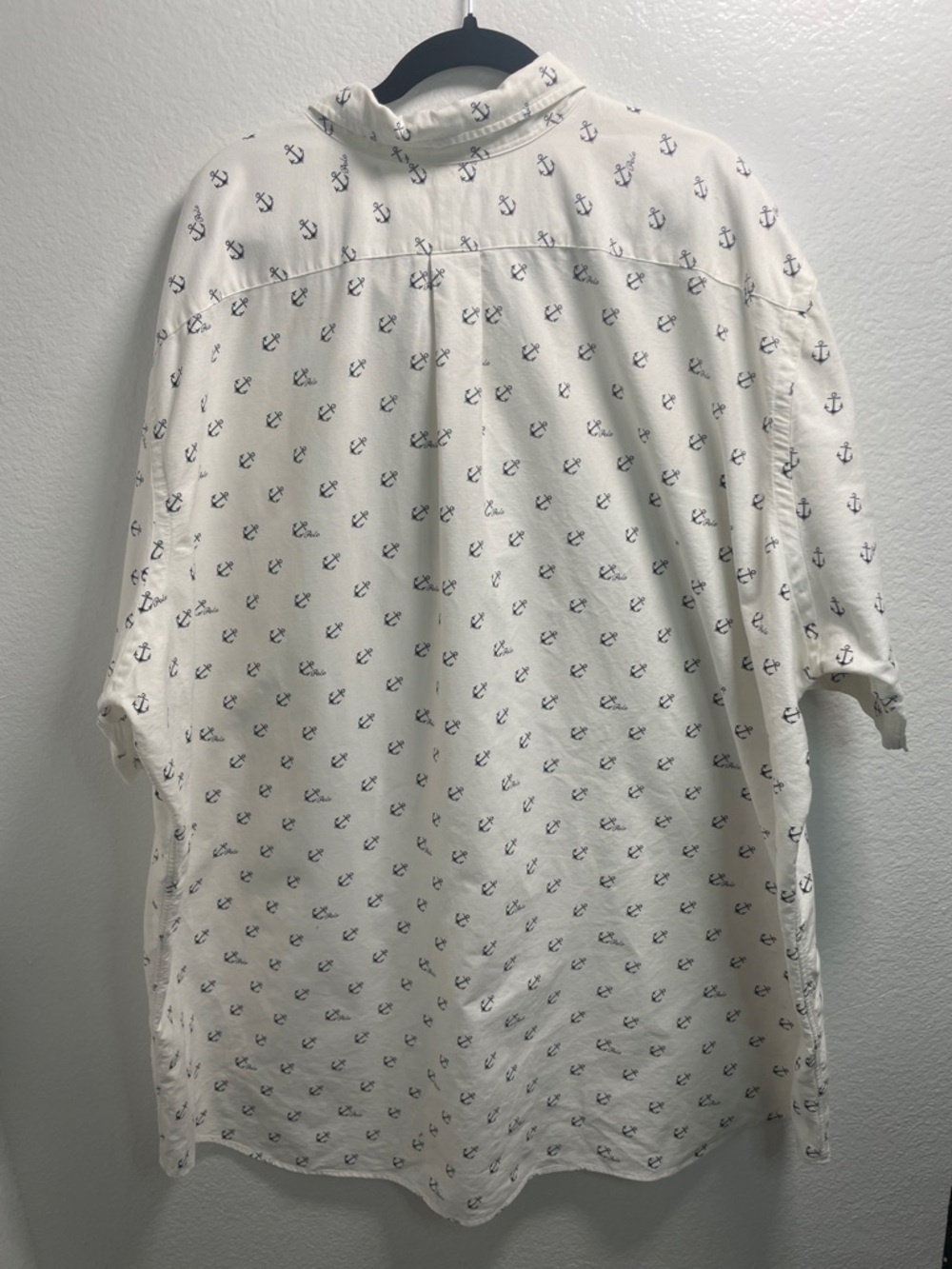 POLO Ralph Lauren Classic Fit Button-down Short Sleeve Anchor Print Shirt resort - Picture 3 of 5